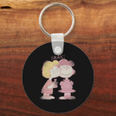 Porte-clés Baiser de la Saint-Valentin de Schroeder et Lucy (Recto)