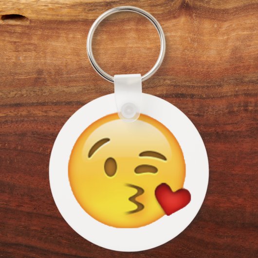 Porte-clés Baiser - Emoji (Recto)
