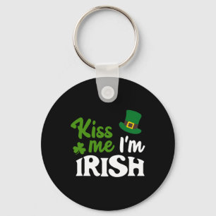 Porte-clés Baiser Irlandais Bisous Je Suis Irlandais St Patri