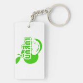 Porte-clés Bak Sida ↑ Farang écrit dans Thai Isaan Dialect dé (Dos)