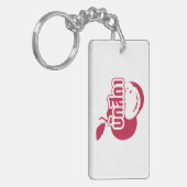 Porte-clés Bak Sida ↑ Farang écrit dans Thai Isaan Dialect dé (Devant gauche)