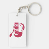 Porte-clés Bak Sida ↑ Farang écrit dans Thai Isaan Dialect dé (Dos)