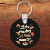 Porte-clés Bake the day a little sweeter (Verso)