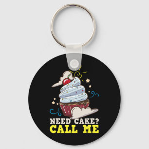Porte-clés Baker Baking Cake Cupcake Cadeau