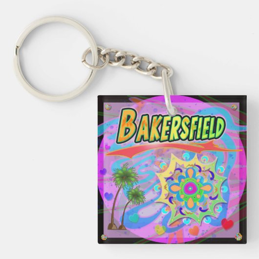 Porte-clés Bakersfield Vrai Porte - clé de progrès (Devant)