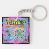 Porte-clés Bakersfield Vrai Porte - clé de progrès (Dos)