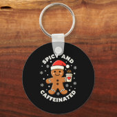 Porte-clés Baking Scy And Caffeinated Gingerbread Coffee Chri (Recto)