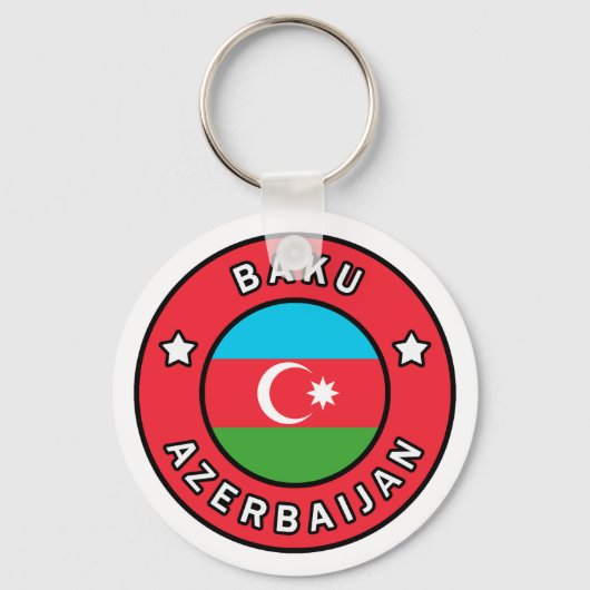 Porte-clés Bakou Azerbaïdjan (Recto)