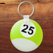 Porte-clés Bal 25 Billiards (Recto)