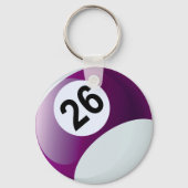 Porte-clés Bal 26 Billiards (Recto)