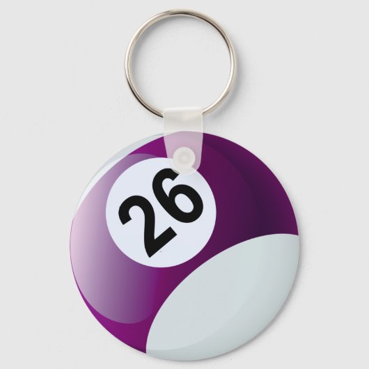 Porte-clés Bal 26 Billiards (Recto)