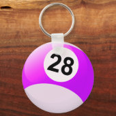 Porte-clés Bal 28 Billiards (Recto)