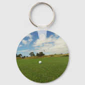 Porte-clés Bal De Golf Sur Le Vert, Bague Clé (Verso)