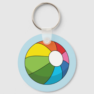 Porte-clés Bal De Plage Coloré
