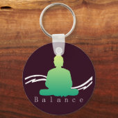 Porte-clés "Balance" Beau Bouddha. (Recto)
