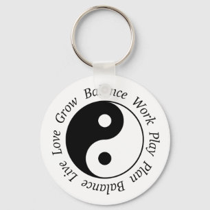 Porte-clés Balance Yin Yang Keychain