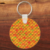 Porte-clés Balances orange et verte tombées (Recto)