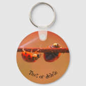 Porte-clés Balancing Ladybugs Nature Personnalisée (Verso)