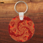 Porte-clés Balayage rouge et orange (Recto)