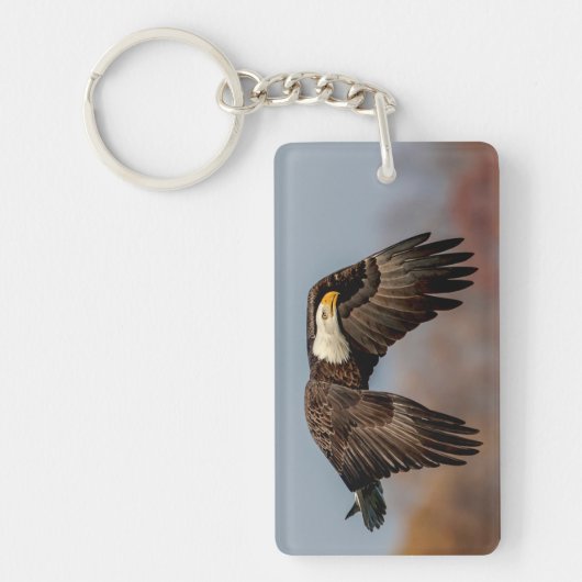 Porte-clés Bald Eagle en vol (Devant)
