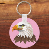 Porte-clés Bald eagle head (Verso)