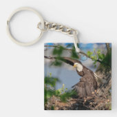 Porte-clés Bald Eagle quittant le nid (Devant)