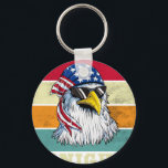 Porte-clés Bald Eagle Women Men Vintage 4th Of July You Free<br><div class="desc">A stylish keychain featuring a vintage classic car design. A perfect accessory for car lovers and collectors. Great for everyday use or as a small and thoughtful gift for classic car enthusiasts.</div>