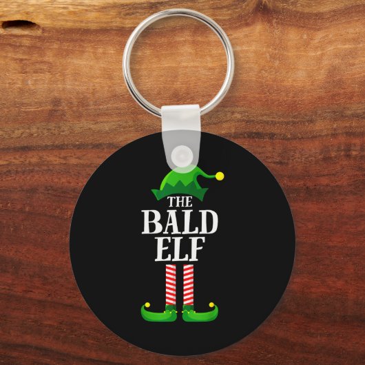 Porte-clés Bald Elf Matching Family Group Christmas Party Pyj (Recto)