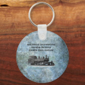 Porte-clés Baldwin réservoir de travail de locomotive (Recto)