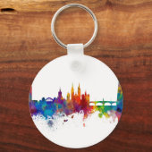 Porte-clés Bâle Suisse Skyline (Recto)