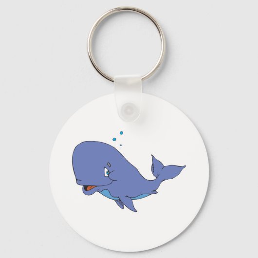 Porte-clés baleine à sperme mignonne (Recto)