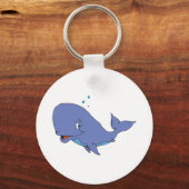 Porte-clés baleine à sperme mignonne (Recto)