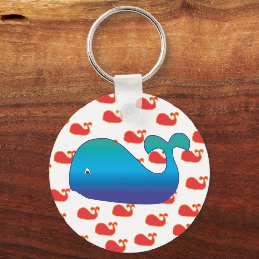 Porte-clés Baleine bleue (Recto)