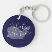 Porte-clés Baleine bleue, Bonjour Porte - clé (Dos)