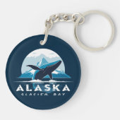 Porte-clés Baleine de Glacier Bay - Alaska (Dos)