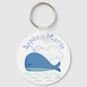 Porte-clés Baleine détendue
