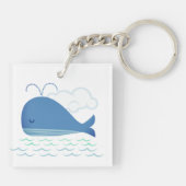Porte-clés Baleine détendue (Dos)