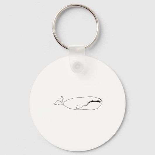Porte-clés Baleine droite (sans titre) (Recto)