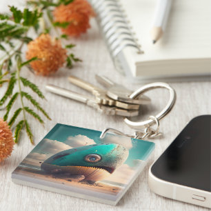 Porte-clés Baleine étrange