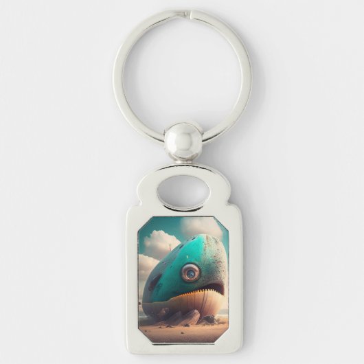 Porte-clés Baleine étrange (Devant)
