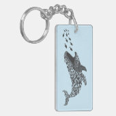 Porte-clés Baleine silhouette (Devant gauche)