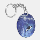 Porte-clés Baleine tueuse sur Porte - clé de Pleine lune (Devant gauche)