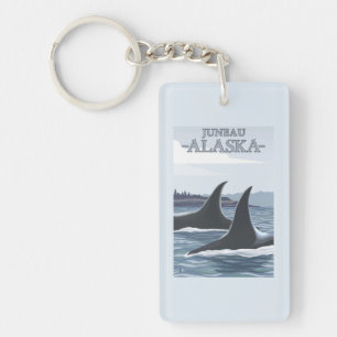 Porte-clés Baleines #1 - Juneau, Alaska d'orque