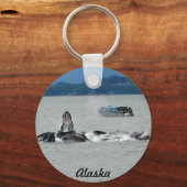 Porte-clés Baleines d'Alaska (Recto)