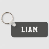 Porte-clés Balise de nom du sac à dos simple personnalisé Gre (Verso)