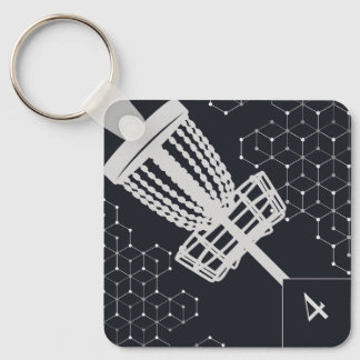Porte-clés Balise de sac de golf du disque