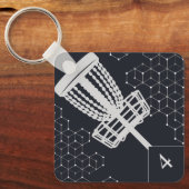 Porte-clés Balise de sac de golf du disque (Recto)