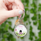 Porte-clés Balise Little Ladybugs Premium Favor or Name (main)