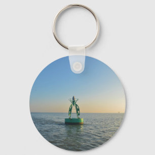 Porte-clés Balise verte de la Manche