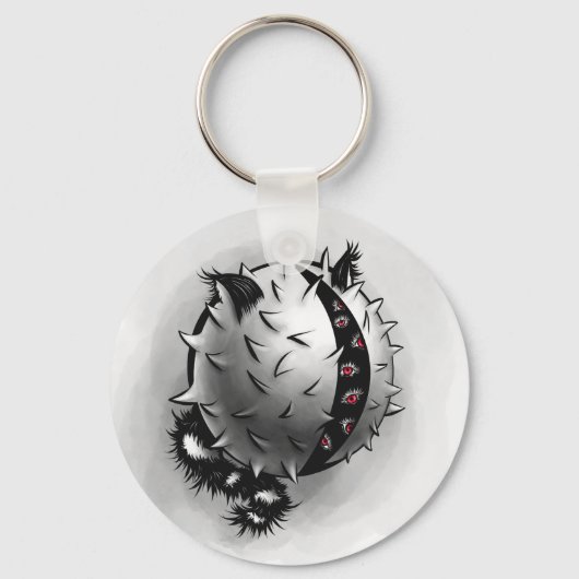 Porte-clés Balle à oeil épicée Monster (Recto)